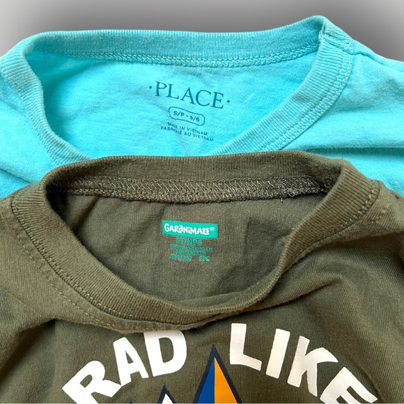 🟢5/$25 Lot/2 Children’s Place & Garanimals Shirts Boys - Picture 8 of 9